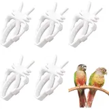 Vogelfutterclips, Papageienfutter-werkzeug, Vogelfutterhalter, Vogelkäfig-futterspender, Vogelfutterhaus, Vogelkäfig-futterspender, 5 Stück