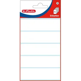 Herlitz Büroetiketten 30er-Pack Weiß 82 x 21 mm