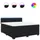 vidaXL Boxspringbett 180 x 200 cm Schwarz