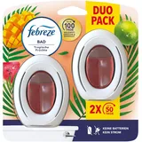 Febreze Bad Lufterfrischer Tropische Früchte Duo, Duftstecker zur kontinuierlichen Geruchsbekämpfung und -verhinderung