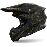 Airoh Twist 3 Titan, Motocross Helm, schwarz, Größe XL