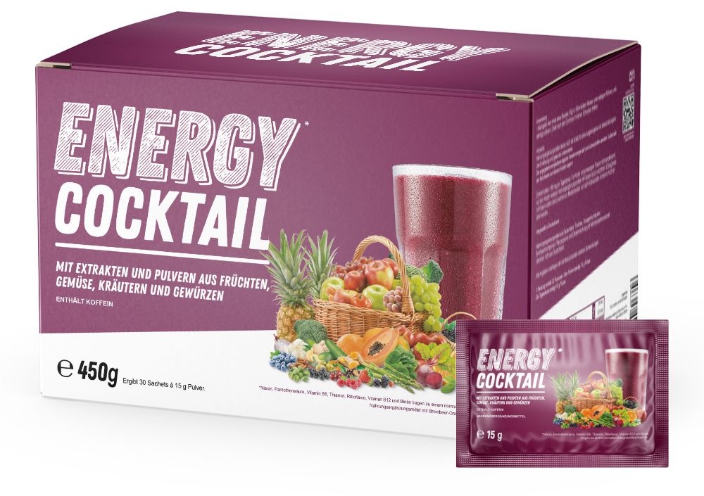 Energy Cocktail - Dein täglicher Energie-Boost Pulver 30 St