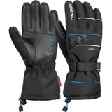 Reusch Unisex Fingerhandschuh Connor R-TEX® XT in sportlichem Design black/brilliant blue, 10,5