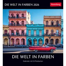 Harenberg Postkartenkalender Farbenwelt 2026, 1 St.