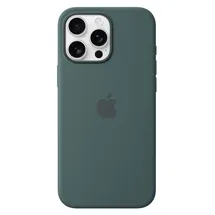 Apple iPhone 16 Pro Max Silikon Case mit MagSafe seegrün