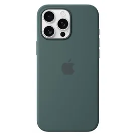 Apple iPhone 16 Pro Max Silikon Case mit MagSafe seegrün