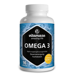 OMEGA-3 1000 mg EPA 400/DHA 300 hochdosiert Kaps. 90 St