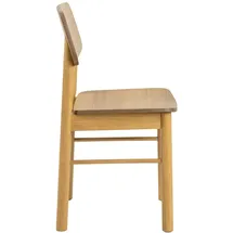 VCM 2er-Set Actona Stuhl Barlow Holz Braun Eiche