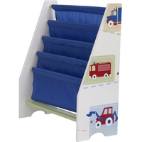 Worlds Apart Fahrzeuge - Hängefach-Bücherregal für Kinder – Büchergestell für das Kinderzimmer