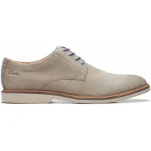 CLARKS Atticus LTLace Oxford, Grau, Nubuk, 42,5 EU - 42.5