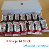 illy Iperespresso Kaffeekapseln Intenso & Classico, 3x 14Stück + 14 Stück gratis