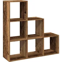 vidaXL Bücherregal 99 x 29 x 99 cm Braun