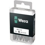 Wera 851/1 Z DIY Kreuzschlitz Bit PH2x25mm, 10er-Pack (05072401001)