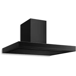 Velaire Dunstabzugshaube   Edel, minimalistisch, kraftvoll   Energieklasse A++   595 m3/h   90 cm Schwarz