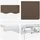 vidaXL Einziehbare Markise 5 x 3 m taupe