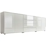 BMG Möbel Sideboard Mailand Set 5 237 x 73 x 33 cm Weiß