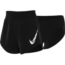 Nike One Swsh Sportshorts Schwarz/Weiß M