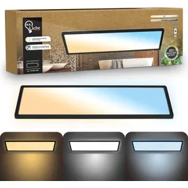 B.K.Licht LED Panel 1 58x20 cm eckig schwarz