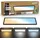 B.K.Licht LED Panel 1 58x20 cm eckig schwarz