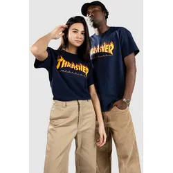 Thrasher Flame T-Shirt navy Gr. L