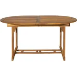 Möbilia 4-tlg. Garten-Sitzgruppe | 1 Tisch, 2 Armlehnstühle, 1 Bank | Akazie-Holz natur | 31020018 | Serie GARTEN