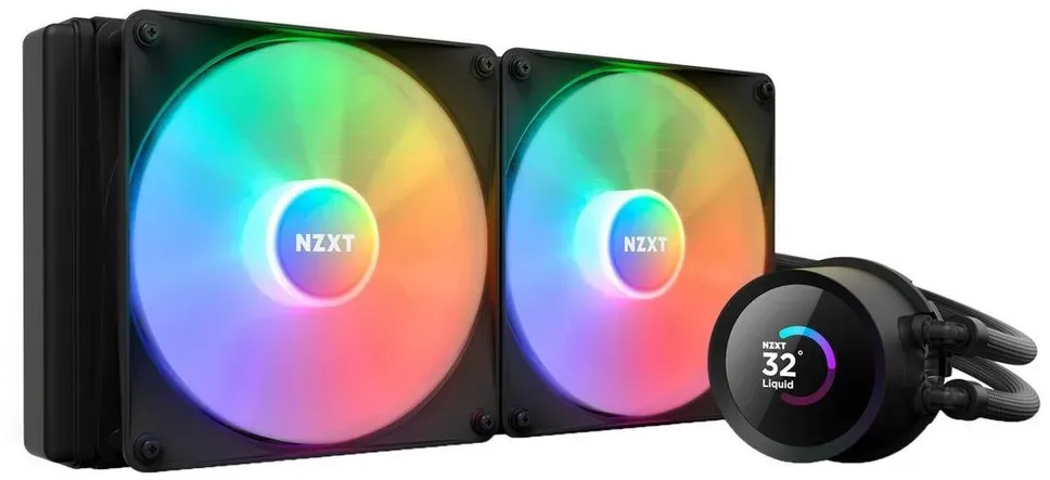 NZXT CPU Kühler NZXT Kraken 280 RGB 280mm, Wasserkühlung schwarz