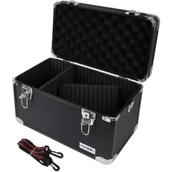 HMF 14801-02 Alu Transportkoffer, Aufbewahrungskoffer, individuelle Facheinteilung, 40 x 27,5 x 23,5 cm
