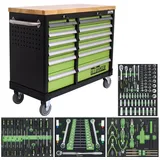 Trutzholm Werkstattwagen DELUXE 2 x 6 Schubladen bestückt 92x123 cm mit massiver Arbeit...