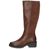 CAPRICE Stiefel mit Absatz mit Reißverschluss Elegant, Braun (Cognac Comb), 37