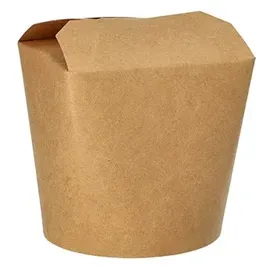 Papstar Snackboxen Pappe eckig 230 ml 25 St. Braun