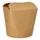 Papstar Snackboxen Pappe eckig 230 ml 25 St. Braun