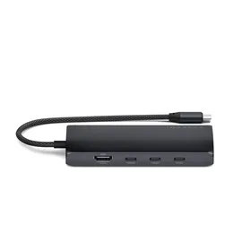 Satechi USB-C Multiport Adapter 8K mit Ethernet V3 Adapter Schwarz