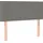 vidaXL Boxspringbett 100 x 200 cm Dunkelgrau