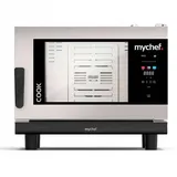 Mychef COOK PRO Heißluftofen mit 4 GN 1/1 Blechen. Professioneller elektrischer Kombi-Umluftofen für Bar-, Restaurant- und Catering-Küchen.