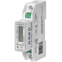 Orno Stromzähler OR-WE-524, digital, MID geeicht, Wechselstromzähler, 1-phasig, für Hutschiene