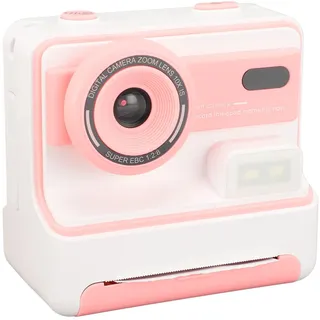 Druckkamera, Multifunktional, 48-MP-Doppelobjektiv, 16-facher Digitalzoom, Unterhaltsames Skizzieren, 1200-mAh-Akku, mit Umfangreichen Fotorahmen, für Zeitgesteuerte Fotografie