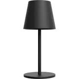 m-e modern-electronics LUNA-80 S 41436 Akku-Tischlampe LED LED fest eingebaut 3 W Schwarz