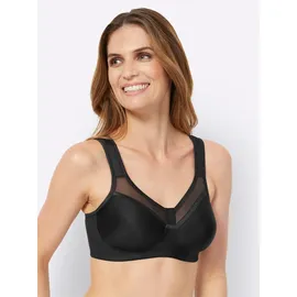 MISS MARY Sweet Senses Wireless Bra BH schwarz, D, 95, Damen,