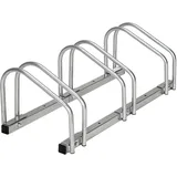 tectake® Fahrradständer Fahrrad, e-Bike, Bike Stand Fahrräder, Fahrrad Ständer, Fahrradhalterung Garage, Fahrradständer Boden oder Wand - für 3x Rad