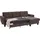 sit&more Ecksofa SIT & MORE "Varese L-Form", braun (dunkelbraun), B:253cm H:91cm T:167cm, Bedruckte Microfaser (100% Polyester);Luxus-Microfaser ALTARA NUBUCK (100% Polyester);Struktur (100% Polypropylen), Sofas, Ecksofa, mit Federkern, wahlweise mit Bettfunktion