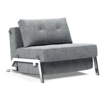 Innovation Living Schlafsessel Cubed Polyester 95 x 79 x 103 cm Grau mit Kissen
