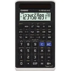 Casio FX-82Solar II Taschenrechner Tasche Wissenschaftlicher Taschenrechner Schwarz
