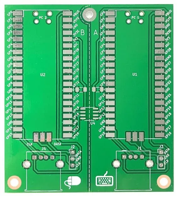 Elecrow für DeskHop PCB V1.1, DIY Desktop Switching für nahtloses Umschalten der Peripheriegeräte