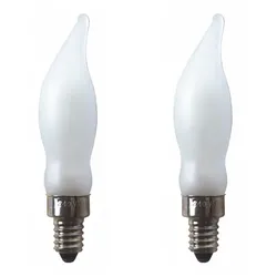 LED-Ersatz-Leuchtmittel - E10 - 230V - 0,6W - Frost - 2 Stück