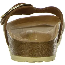 Birkenstock Madrid Big Buckle Nubukleder geölt schmal cognac 40