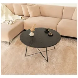 Couchtisch Rund NOVARA - Farbauswahl Dark Oak