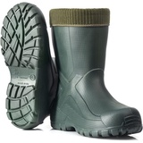 CLIMBR Superleichte Gefütterte Gummistiefel Thermo Anglerstiefel Herren Damen Eva warme Winter Stiefel 40-47 Arbeitsstiefel mit Futter Anglerstiefel (Olivgrün, 44) - 44 EU