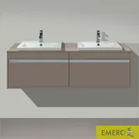 Duravit Ketho Waschtischunterschrank, 2 Auszüge, KT6797B4343,