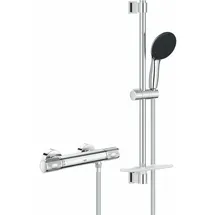 Grohe Precision Feel Aufputz-Duscharmatur mit Thermostat Chrom 34791001
