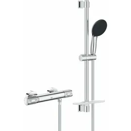 Grohe Precision Feel Aufputz-Duscharmatur mit Thermostat Chrom 34791001